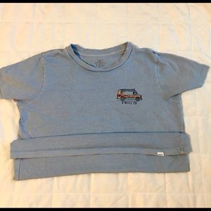 Blue O’Neill’s shirt